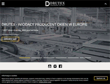 Tablet Screenshot of drutex.pl